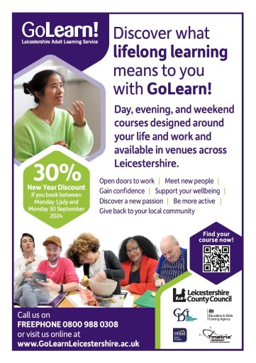 GO Learn 2024 Courses in Leicestershire