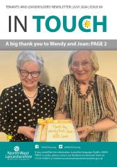 The cover of the July 2024 issue of Intouch