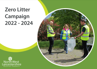 Front page of the Zero Litter Campaign document